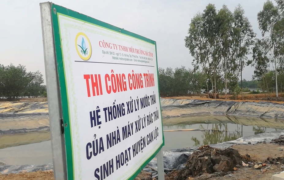 Hệ thống xử lý nước rỉ rác nhà máy xử lý rác sinh hoạt huyện Can Lộc