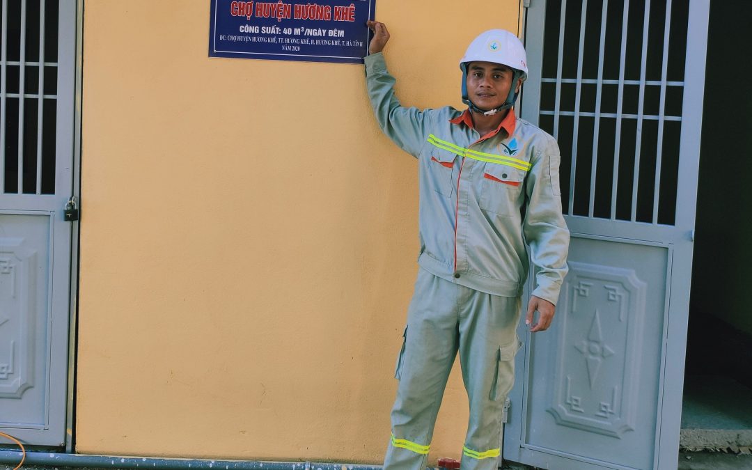 Hệ thống xử lý nước thải chợ huyện Hương Khê