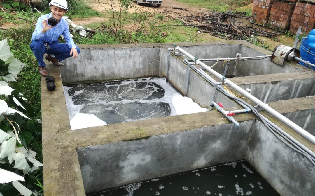 Hệ thống xử lý nước thải Nhà máy gạch Tuynel đất đồi Trung Đô