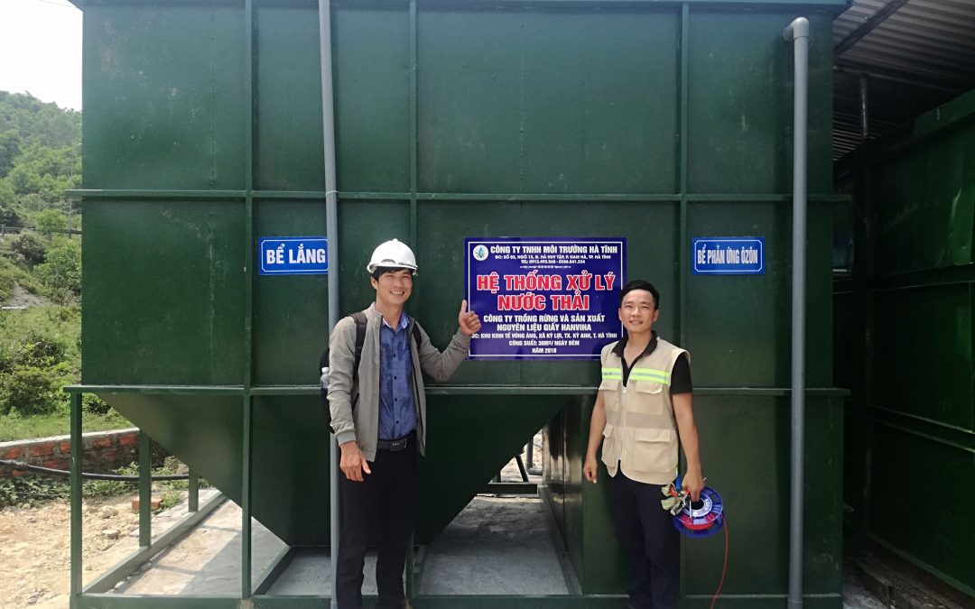 Hệ thống xử lý nước thải Nhà máy sản xuất nguyên liệu giấy HANVIHA