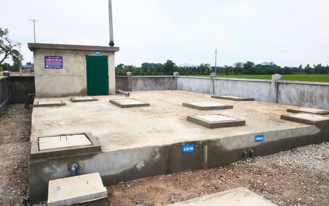 Hệ thống xử lý nước thải sinh hoạt Khu dân cư thôn Trung Hải, xã Thiên Lộc, huyện Nghi Xuân, Hà Tĩnh