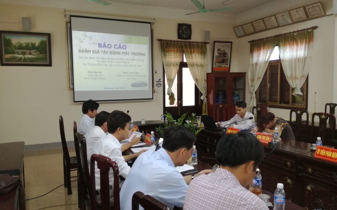 Báo cáo ĐTM dự án “Đầu tư xây dựng Xưởng sửa chữa ô tô và Sản xuất chai nhựa” ở phường Đậu Liêu, thị xã Hồng Lĩnh, tỉnh Hà Tĩnh
