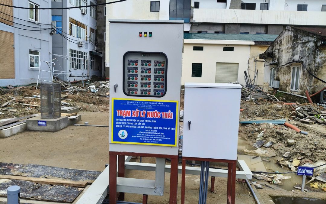 Hệ thống xử lý nước thải y tế Trung tâm Sản nhi- Bệnh viện đa khoa tỉnh Hà Tĩnh