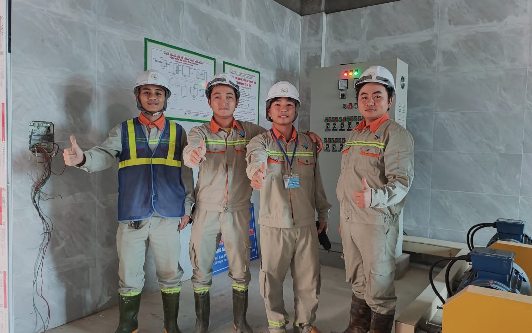 Hệ thống xử lý nước thải y tế Bệnh viện đa khoa TTH Hà Tĩnh